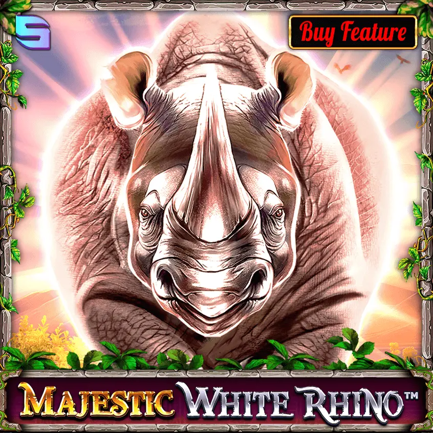 Majestic White Rhino новий слот із дикою природою